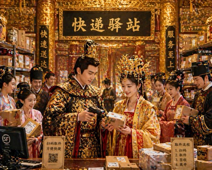皇宫深处的御用快递驿站